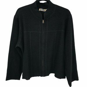 Shaver Lake Wool Zip Up Black Insulated Jacket PL